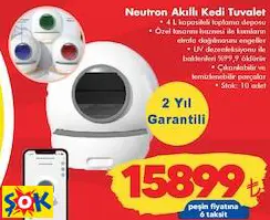NEUTRON AKILLI KEDİ TUVALETİ